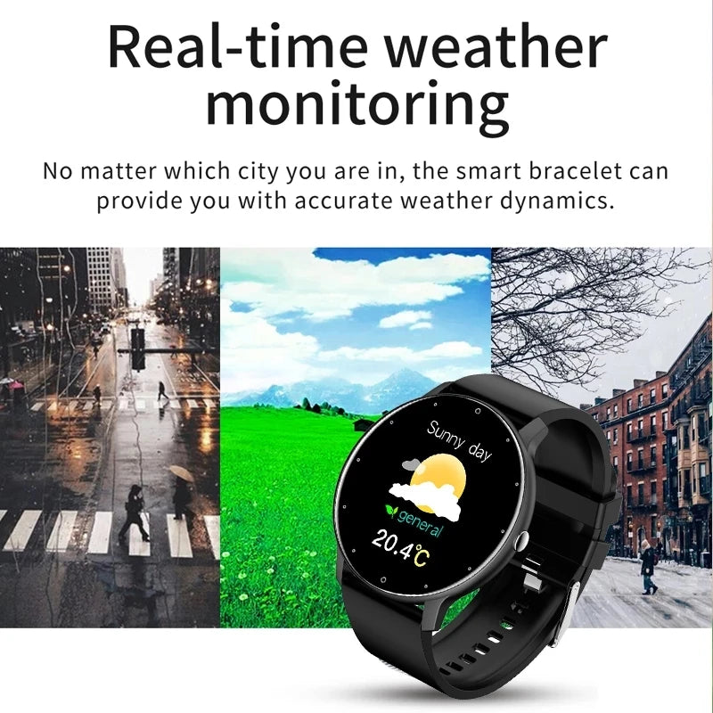 LIGE 2024 reloj inteligente para mujer, hombre, regalo para mujer, relojes deportivos para Fitness, Monitor de ritmo cardíaco, reloj inteligente resistente al agua para Xiaomi Android IOS