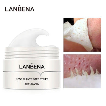 LANBENA New Style  Blackhead Remover Nose Mask Pore Strip Black Mask Peeling  Black Deep Cleansing Skin Care Beauty Health