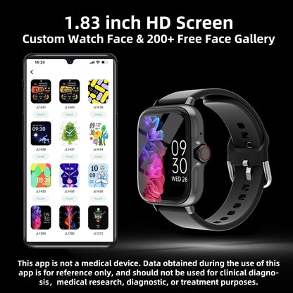 Smart Watch with Message Answer Call Sleep Monitoring Sports Pedometer Information Alerts For iPhone Android