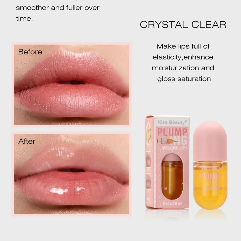 Long Lasting Lip Plumper Oil Instant Volumising Enhancer Lip Serum Collagen Lips Volume Lipgloss Sexy Cosmetic Volume Increases