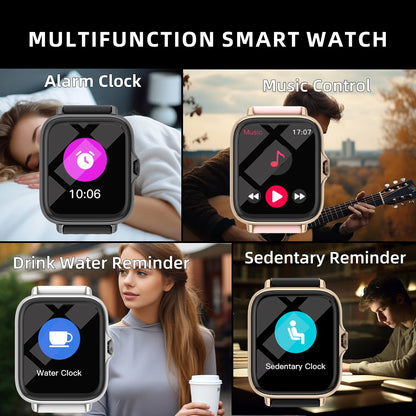 Smart Watch with Message Answer Call Sleep Monitoring Sports Pedometer Information Alerts For iPhone Android