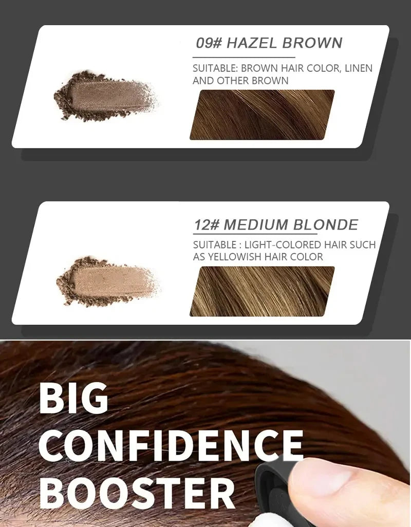 Color Hair Line Powder Black Root Up Natural Instant Waterproof Hairline Shadow Concealer Coverage Paint Repair Fill In Hair