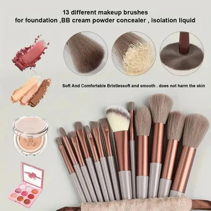 Make-up kwastenset Zacht, pluizig, professioneel, cosmetische foundation, poeder, oogschaduw, Kabuki, blending, make-upkwast, beautytool, make-up