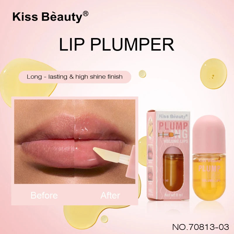 Langdurige Lip Plumper Olie Direct Volumiserende Enhancer Lip Serum Collageen Lippen Volume Lipgloss Sexy Cosmetische Volume Toename