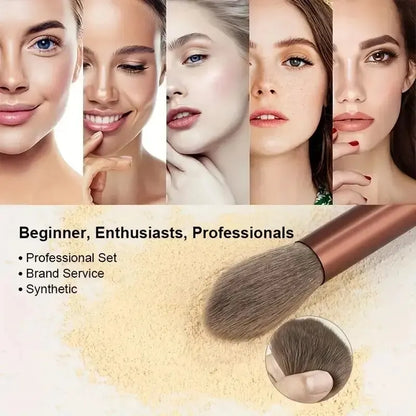 Juego de brochas de maquillaje suaves y esponjosas, profesionales, para base de maquillaje, polvos, sombras de ojos, brochas de maquillaje Kabuki, herramienta de belleza