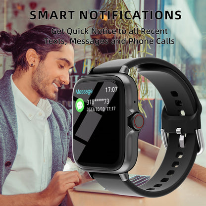 Smart Watch with Message Answer Call Sleep Monitoring Sports Pedometer Information Alerts For iPhone Android