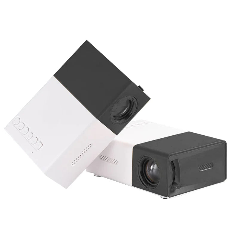 YG300 Mini LED Projector Yg300 Upgraded Version 1000 Lumen 320x240P HDMI-compatible USB Audio Home Media Player Beamer