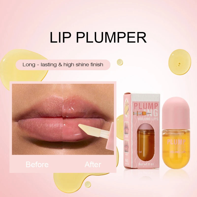 Langdurige Lip Plumper Olie Direct Volumiserende Enhancer Lip Serum Collageen Lippen Volume Lipgloss Sexy Cosmetische Volume Toename