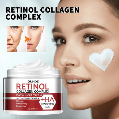 Retinol Wrinkle Remover Face Set Instant Firming Lifting Anti-Aging Serum Fade Fine Lines Whitening Korean Skin Care Products