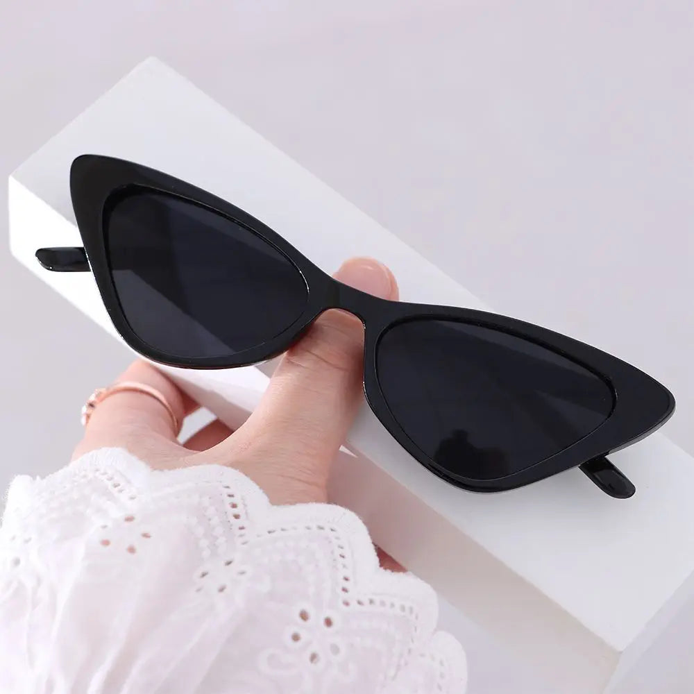 Sunglasses Triangle Fashion Women's Luxury Cat Eye  Vintage Design UV400 Sun Glasses Unisex Classic Small Outdoor Goggle Shades