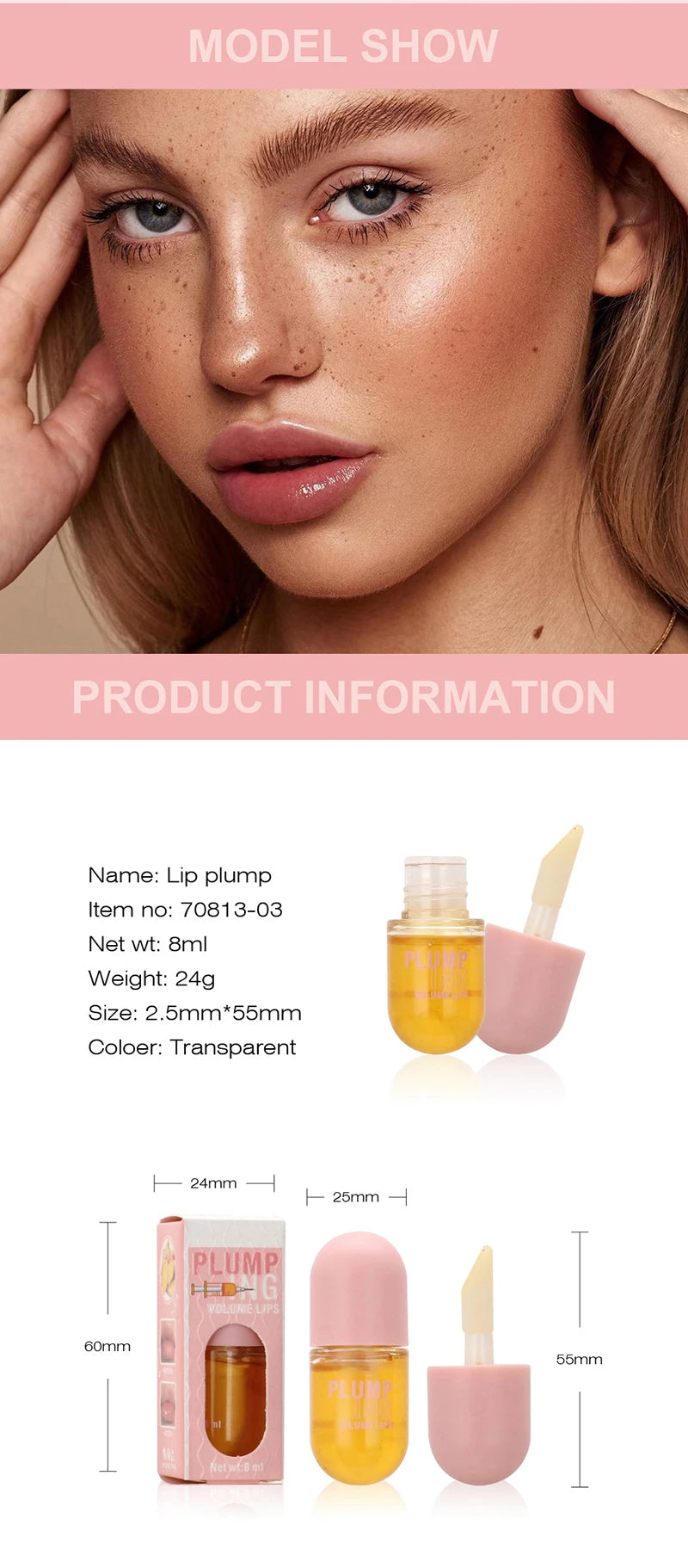 Langdurige Lip Plumper Olie Direct Volumiserende Enhancer Lip Serum Collageen Lippen Volume Lipgloss Sexy Cosmetische Volume Toename